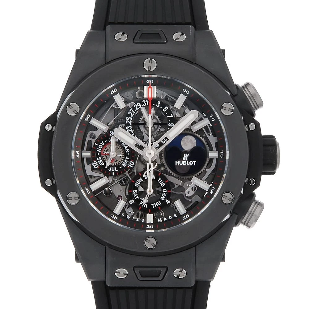 Hublot — HUBLOT Big Bang Unico Perpetual Calendar Black Magic 406.CI.0170.RX second h...