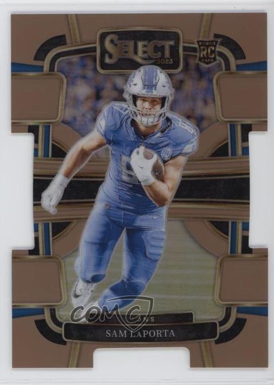 2023 Select Concourse Copper Prizm Die-Cut /299 Sam LaPorta #35 Rookie RC 12d4