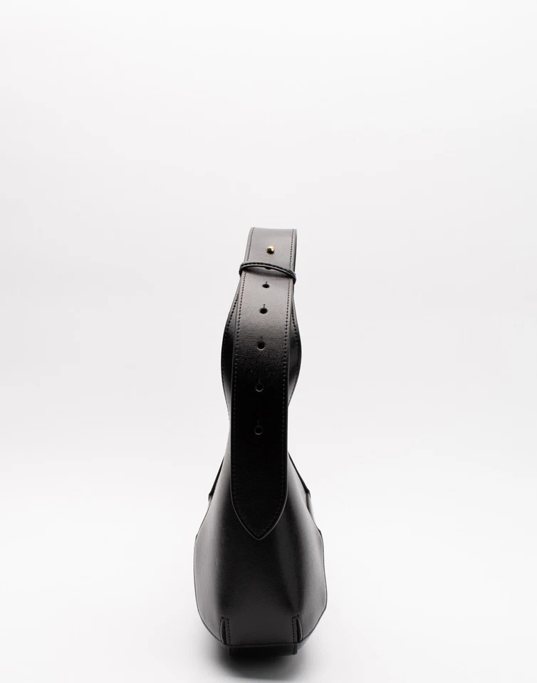 RRP€2775 ALEXANDER McQUEEN The Jewelled Leather Hobo Bag Skulls Four Ring Handle - Image 3 of 4