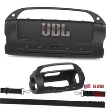 Silicone Cover Case for JBL Flip 7 Portable Bluetooth Speaker Black