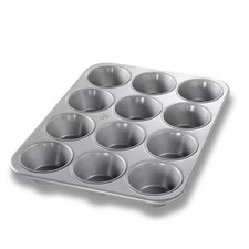 Chicago Metallic 43695 Glazed 12-Cavity Pecan Roll / Large Muffin Pan