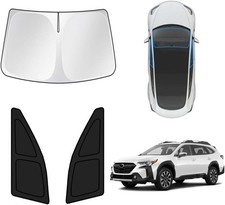 T TGBROS Subaru Outback 2020-2025 Window Sun Shades 3PCS