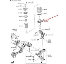 Mazda CX-30 DM Stoßdämpfer vorne rechts DGK934700 NEU ORIGINAL