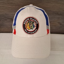 Eddie Olczyk Hall Of Fame 2012 Kick 10 NHL Chicago Blackhawks SnapBack Cap