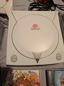 sega dreamcast console bundle - 21 games -  fishing pole, maracas 2 controllers