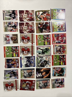 Lot (28) Ronnie Lott Football Cards Base Insert Parallel 49ers Raiders