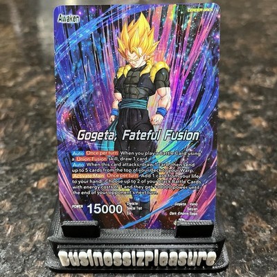 Gogeta Fateful Fusion BT12-122 Alt Art SLR Foil Dragon Ball Super Card Game | NM