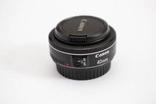 Canon EF Pancake 40mm F2.8 STM AF Lens For Canon EOS Boxed fantastic condition.