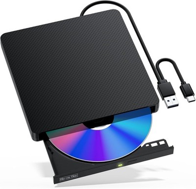 External Blu-ray Drive, USB 3.0 & Type-C BD/DVD/CD Burner   Portable Blu-ray Pla