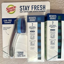 Scotch-Brite Stay Fresh Soap Control Non-Scratch Dishwand 14 Refill Heads