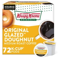 Krispy Kreme Classic Coffee, Keurig K-Cup Pod, Medium Roast, 72 Count
