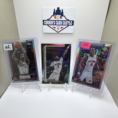 DETROIT Pistons Lot Hardaway Jr. Thompson Duren 2 Refractors & Flagship Black