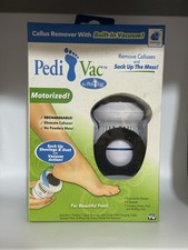 PediVac Rechargeable Electric Foot File-Callus Remover for Feet, Built-in Vacuum