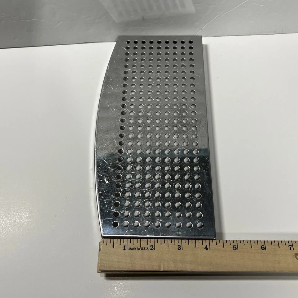 Bandeja de Goteo Delonghi Plateada EC702 Máquina Expresso Rejilla de Acero Inoxidable 10" x 4" Foto 4 de 4