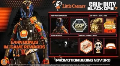 CALL OF DUTY BLACK OPS 7 LITTLE CAESARS Code Key COD BO7 INSTANT GLOBAL DELIVERY