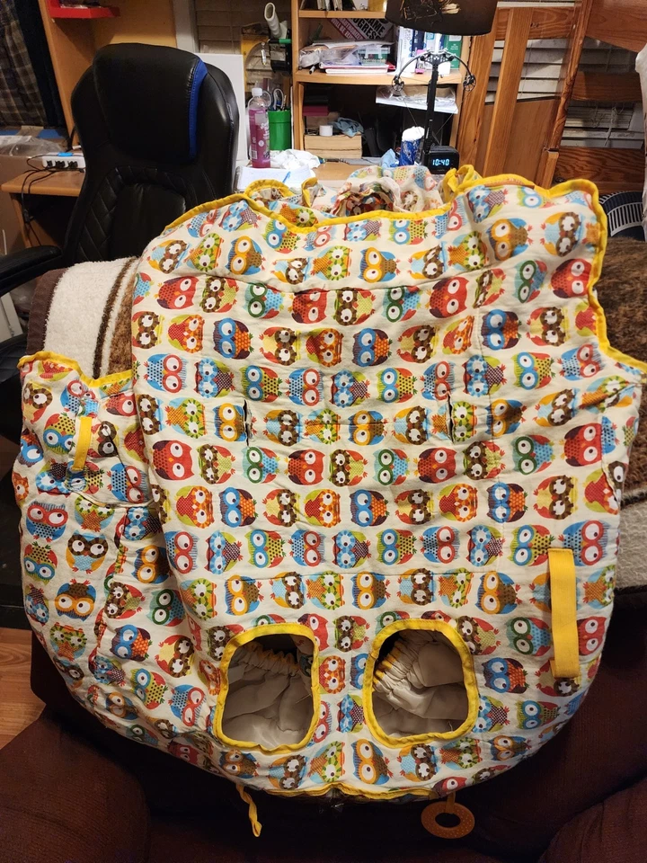 Owl Shopping Cart Cover Baby Infant Safety Strap Pockets Cute Unisex Unbranded Foto 2 de 3