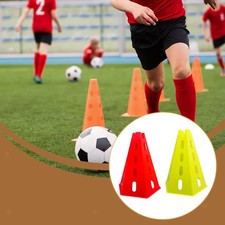 Cono de entrenamiento para equipo de entrenamiento de fútbol, cono reutilizable resistente para deportes