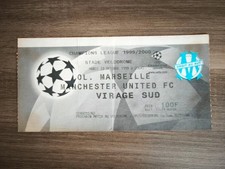 Ticket 1999  Olympique Marseille vs. Manchester United Champions League  37988