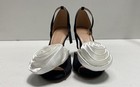 J.Crew Black Textile Satin Rose Flower Ankle Strap Pumps Heels Women's Size 7 — photo 2