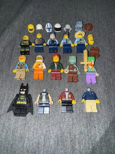 Lot of 11 LEGO Minifigures with Random Accessories