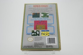 King's Knight (Nintendo NES) cartridge w/ Box, sleeve, manual, foam - oval seal