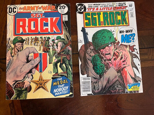 Two DC Comics Books, Sgt Rock Nos. 261 & 380