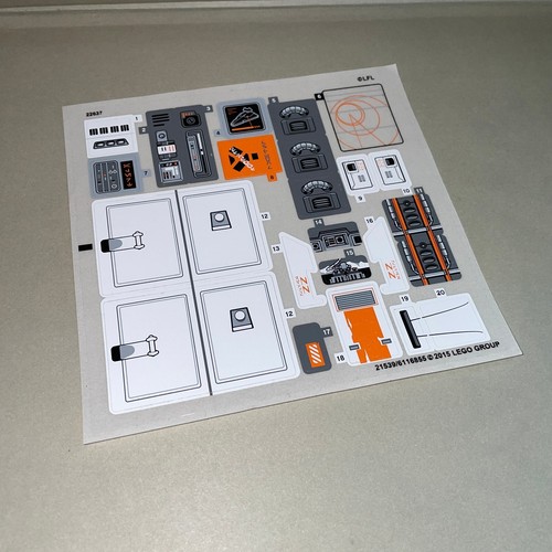 New Original Unused Sticker Sheets from Lego Star Wars Theme READ DESCRIPTION - Picture 54 of 164