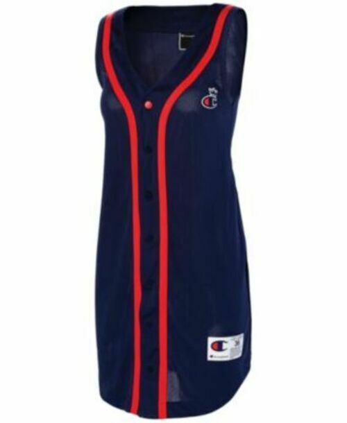 champion dress jersey Baseball Fabric Snap Front Size XS Color Black collection_festival