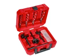 Sheffield Steel Chisel Set 7-Piece Wood Working Set Auger Bit Hole Saw