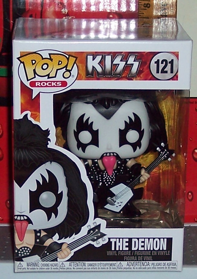 FUNKO POP ROCK KISS GENE SIMMONS THE DEMON #121 VINYL COLLECTIBLE
