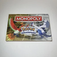 Monopoly Pokémon JOHTO Region Collectors Edition Board Game 100% Complete