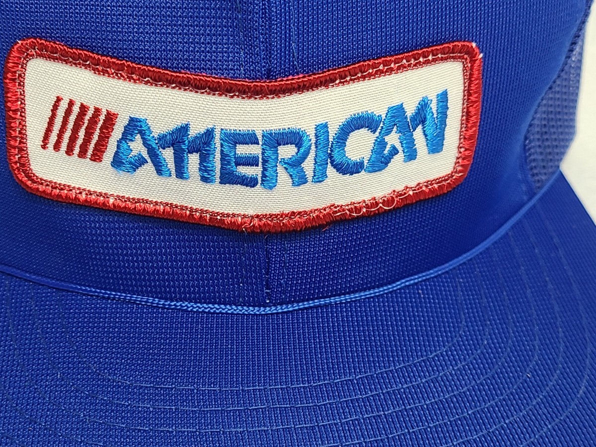 Casquette Snapback Vintage Camionneur Américain Années 80 – Style Rétro, Patch Grand Format