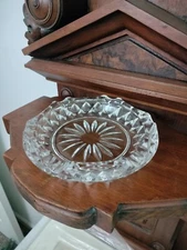 Vintage Pressed Glass Ashtray 