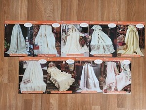 Lot 9 The Needlecraft Shop Afghan Patterns Collectors Series Aran Heirlooms