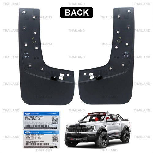 For Ford Ranger Raptor Next-Gen 2023 - '25 Rear L+R Splash Mud Guards Flaps - Picture 4 of 10