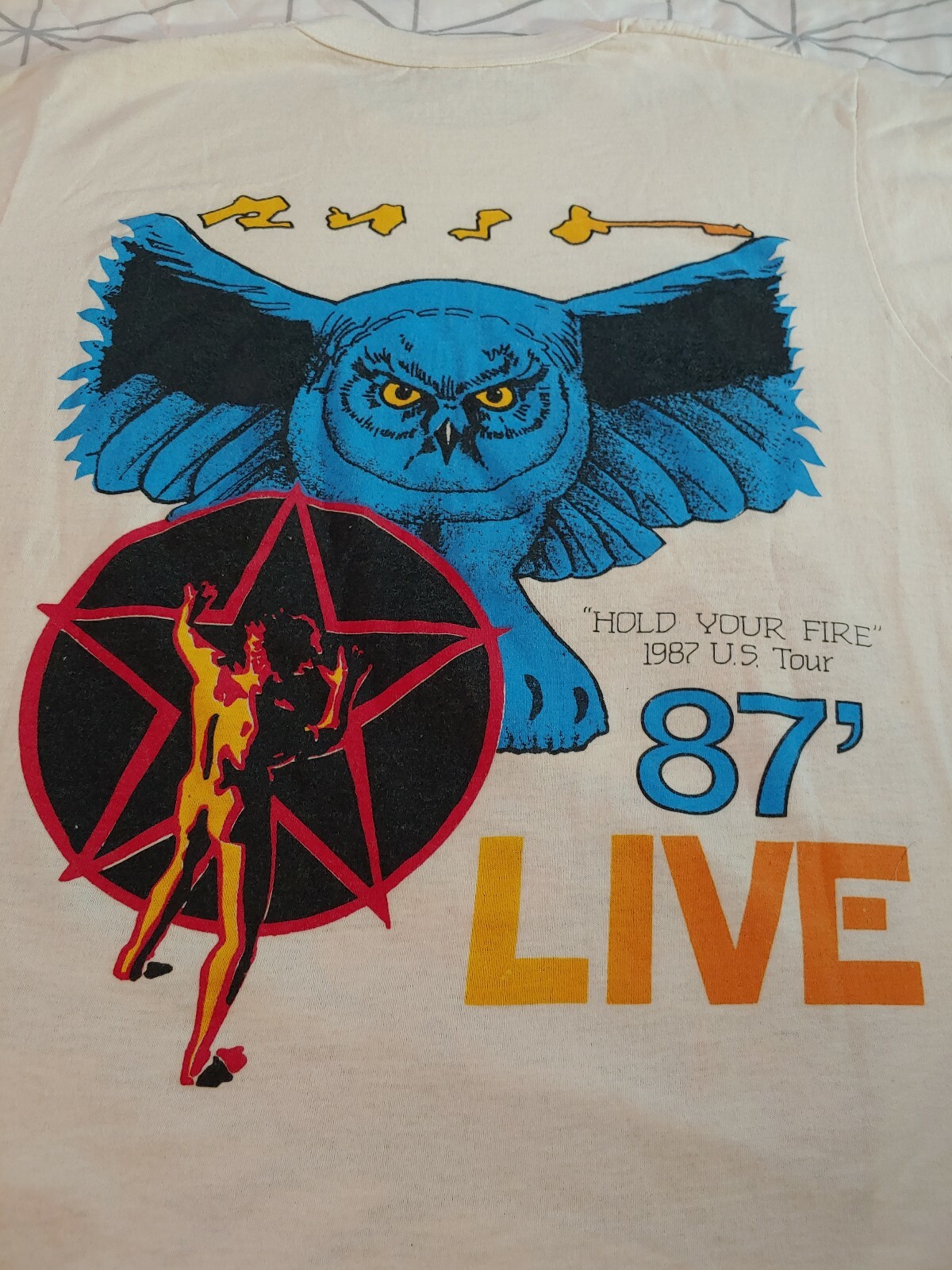 Vintage Rush Hold Your Fire Tee - image 3