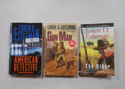 3 LOREN D ESTLEMAN # PB WESTERN PLUS AMOS WALKER AMERICAN DETECTIVE