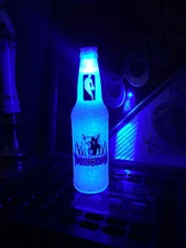 NBA Minnesota Timberwolves Basketball 12 oz Beer Bottle Light LED Neon Bar Mens 