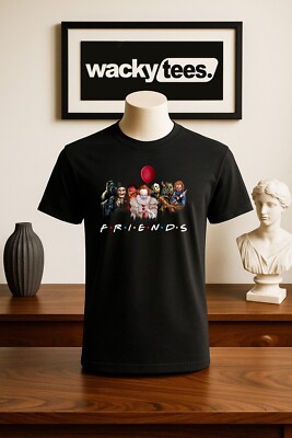 Friends Serial Killers Horror Terror Halloween 1 Graphic Tee Shirt