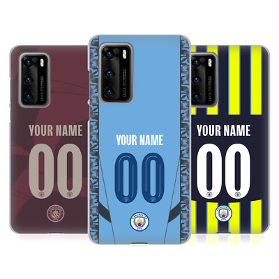 CUSTOM MANCHESTER CITY FC 2024/25 BADGE KIT SOFT GEL CASE FOR HUAWEI PHONES 4