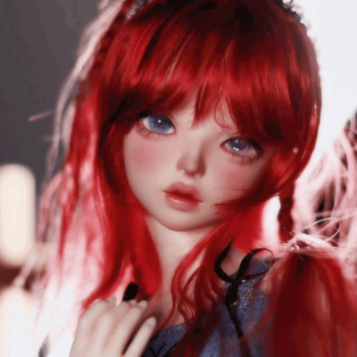 1/4 BJD Doll Bare Resin Jointed Body Girl Eyes Female Face Up Handmade DIY Toy