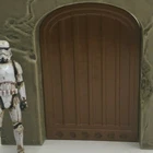 CUSTOM JABBAs Palace DOOR STAR WARS VINTAGE COLLECTION DIORAMA 3.75 figure (A15)