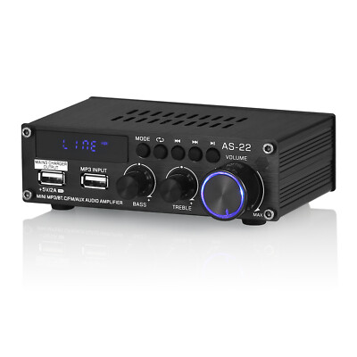 Mini-Digital Verstärker mit Bluetooth-Heim-/Auto-/Marine-Endstufe USB-Player Amp