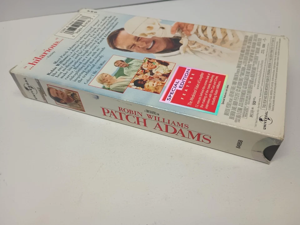 Patch Adams - Universal Special Edition Vhs Tape Movie Feat. Robin Williams - Image 4 of 4