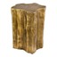 moes home collection qk-1015 eternity 14"w aluminum drum table - brass