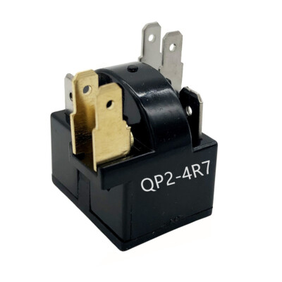 QP2-4R7 Start Relay Refrigerator PTC 6 Pin For Whirlpool Vissani Danby EdgeStar