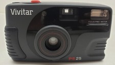 Vivitar PS 25 Point and Shoot 35mm DX Camera WORKING