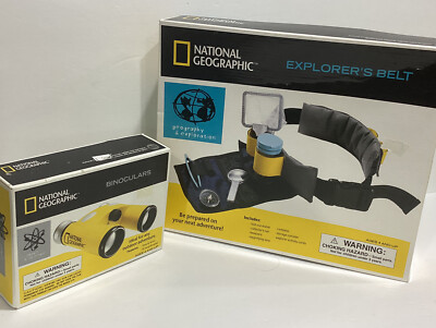 National Geographic Binoculars Space Science Magnification Kids Explorer  Belt