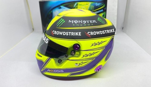 Casque Bell Lewis Hamilton Mercedes 2021 Brazil, échelle 1/2 - Minihelmets, Neuf