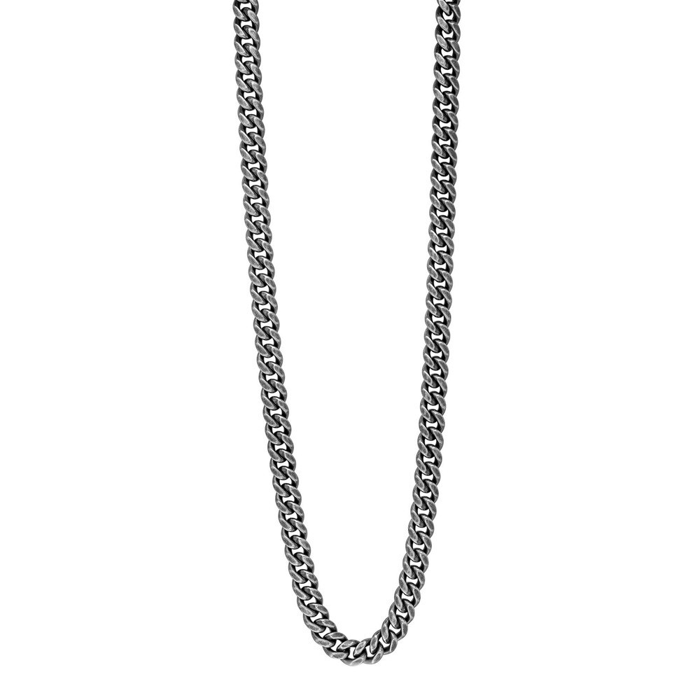Fred Bennett Mens Chain N4586 - Stainless Steel Gunmetal Grey Matt finish